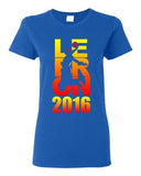 Ladies New 2016 Lebron 23 Cleveland Sports King MVP Basketball DT T-Shirt Tee