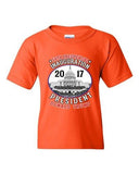 58th Presidential Inauguration Day President Donald Trump DT Youth T-Shirt Tee