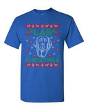 Lab Dog Christmas Puppy Paw Hound Ugly Christmas Funny Adult DT T-Shirt Tee