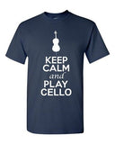 City Shirts Keep Calm And Play Cello String Music Lovers DT Adult T-Shirts Tee