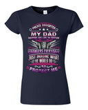 Junior Police Daughter My Dad Risks His Life To Save Strangers DT T-Shirt Tee