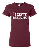 Ladies Keith Scott One Tree Hill Body Shop North Carolina TV Novelty T-Shirt Tee