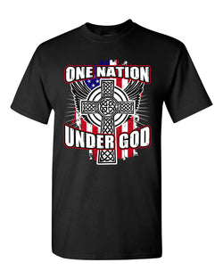 One Nation Under God Cross USA America Patriotic